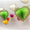 Badaboum Guirlande Mariage G Ante 10 Coeurs Vert Anis
