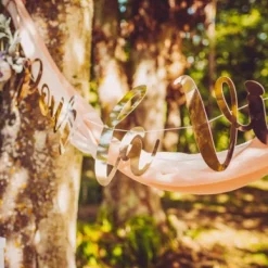 Badaboum Guirlande Mariage Rose Gold Pour La Vie