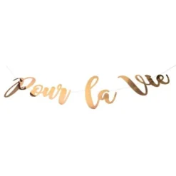 Badaboum Guirlande Mariage Rose Gold Pour La Vie