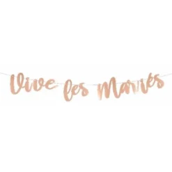 Badaboum Guirlande Vive Les Mari S Rose