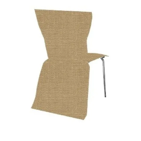 Housse De Chaise En Jute Naturel X 3 Pi Ces Theme Jute