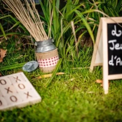 Badaboum Jeu Mariage Morpion En Bois