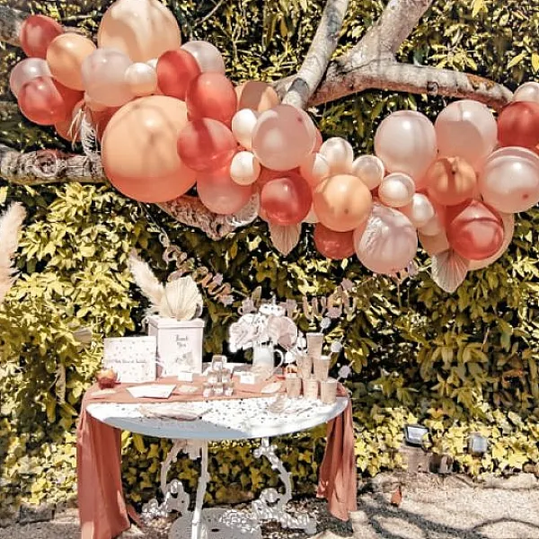 Badaboum Kit Arche De 70 Ballons Mariage Boheme Best