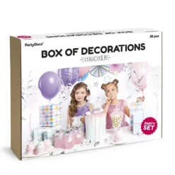 Outlet Kit D Coration Anniversaire Enfant Licorne 35 Pi Ces Theme Licorne