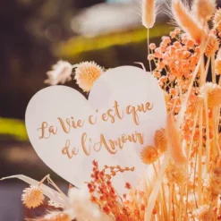 Badaboum Kit Photobooth Vegetal Rose Gold X 10 Pi Ces