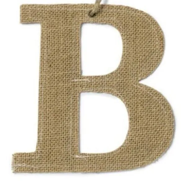 Outlet Lettre En Jute Mariage 15Cm Theme Jute