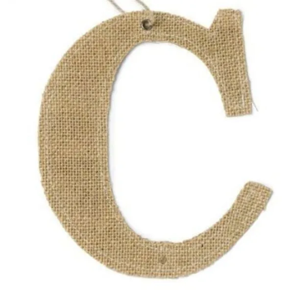 Outlet Lettre En Jute Mariage 15Cm Theme Jute