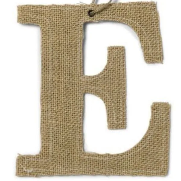 Outlet Lettre En Jute Mariage 15Cm Theme Jute