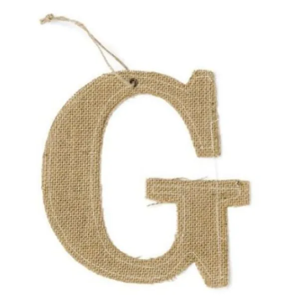 Outlet Lettre En Jute Mariage 15Cm Theme Jute
