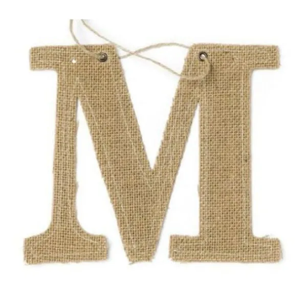 Hot Lettre En Jute Mariage M Theme Jute
