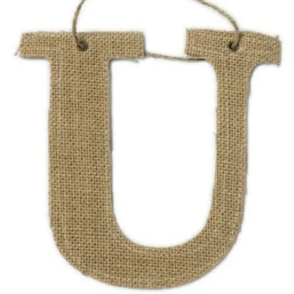 Hot Lettre En Jute Mariage U Theme Jute