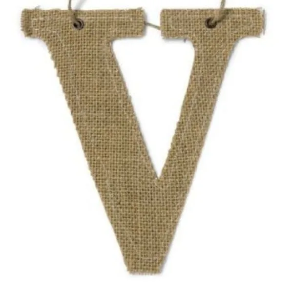 Clearance Lettre En Jute Mariage V Theme Jute