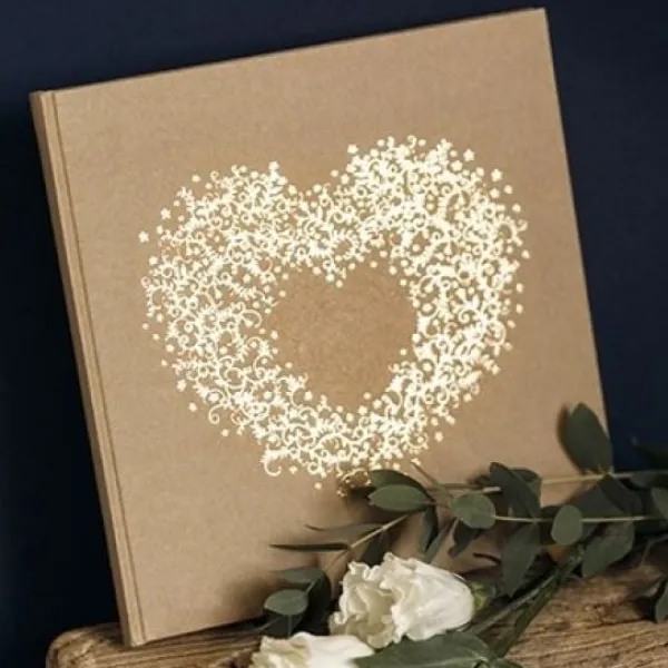 Badaboum Livre D'Or Avec Grand Coeur Dor
