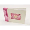 Badaboum Livre D'Or Coeur Raphia Fuchsia