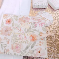 Clearance Livre D'Or Dahlia Blanc Et Pastel Theme Deco Pastel