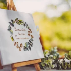 Online Livre D'Or De Ma Communion Vegetal Theme Communion