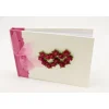 Badaboum Livre D'Or Double Coeurs Fuchsia