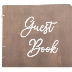Badaboum Livre D'Or En Bois Guest Book