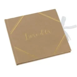 Badaboum Livre D'Or Kraft Dorure 21X20Cm