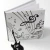 Badaboum Livre D'Or Mariage Musique Blanc