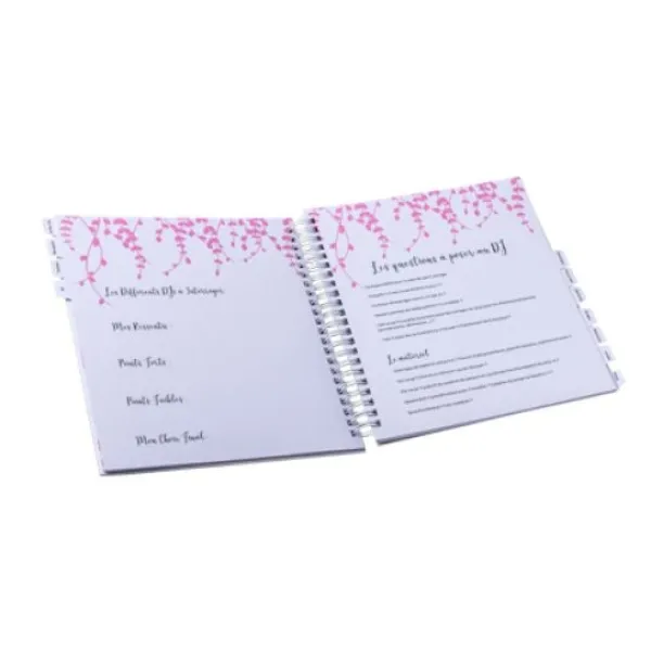 Badaboum Livre D'Or Organisation De Mariage Vegetal Rose Gold