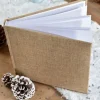 Sale Livre D'Or Santex En Jute Naturel Theme Jute