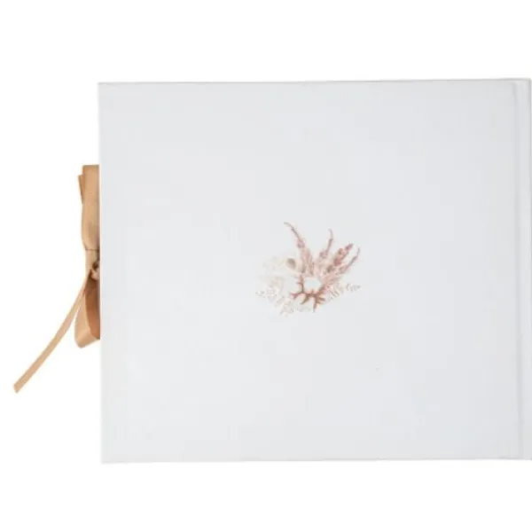 Livre D'Or Theme Theme Bapt Me Pampas Fleur De Coton Theme Bapteme