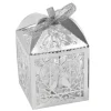 Best Lot De 10 Boites A Dragees Argent Coeurs Et Colombes Theme Colombe
