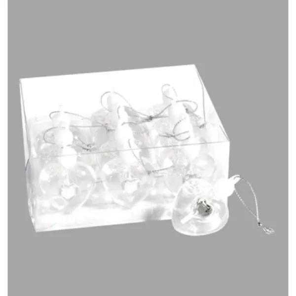 Badaboum Lot De 12 Bouteilles Bulle Savon Forme Coeur