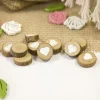 Badaboum Lot De 10 Mini Rondins De Bois Impression Coeur Online