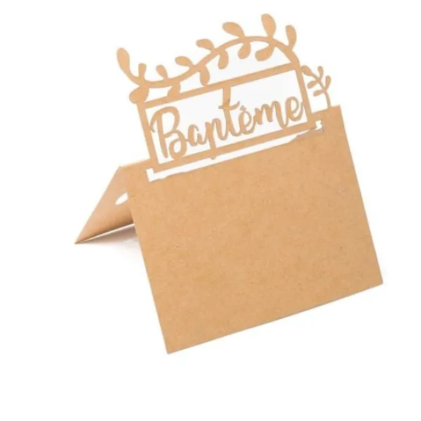 Best Marque Place Bapt Me Kraft X 20 Pi Ces Theme Bapteme