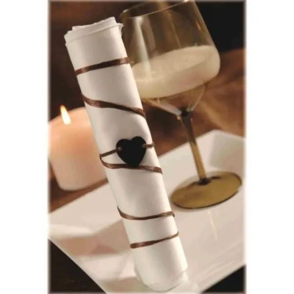 Badaboum Marque Place Bracelet Coeur En Ardoise X 6 Pi Ces