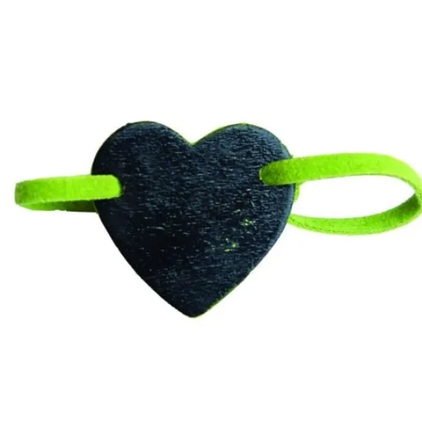 Badaboum Marque Place Bracelet Coeur En Ardoise X 6 Pi Ces
