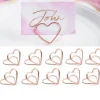 Badaboum Marque Place Clipse Coeur Rose Chrome X 10 Pi Ces