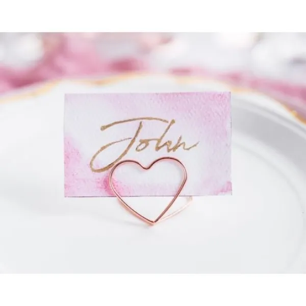 Badaboum Marque Place Clipse Coeur Rose Chrome X 10 Pi Ces