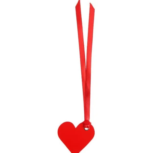 Badaboum Marque Place Etiquette Coeur Avec Ruban X 12 Pi Ces