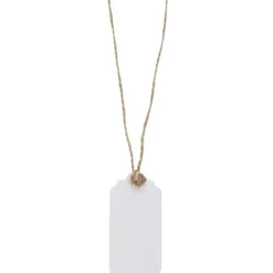 Badaboum Marque Place Etiquette En Bois Blanc X6 Pi Ces