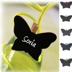Badaboum Marque Place Papillon Ardoise X 6 Pi Ces