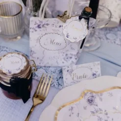 Badaboum Marque Place Theme Toile De Jouy X 10 Pi Ces