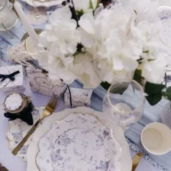 Badaboum Marque Place Theme Toile De Jouy X 10 Pi Ces