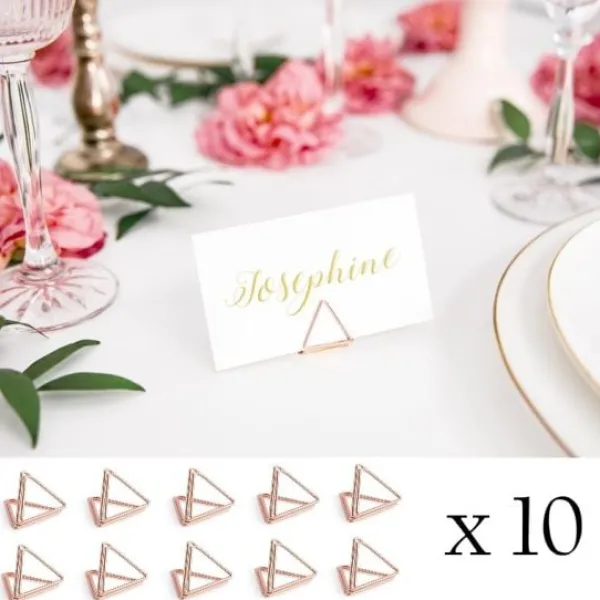 Badaboum Marque Place Triangle Rose Gold X 10 Pi Ces