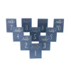 Badaboum Marque Table Bleu Marine X 10 Pi Ces Clearance