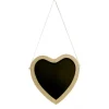 Badaboum Marque Table Coeur G Ant Ardoise Naturel 30 Cm