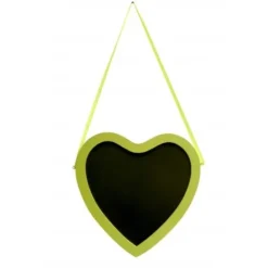 Badaboum Marque Table Coeur G Ant Ardoise Vert Anis 30 Cm