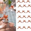 Badaboum Mini Noeud A Tirer Pas Cher Rose Gold X 20 Pi Ces
