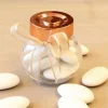 Badaboum Mini Pot Drag Es Mariage Rose Gold En Verre 5 Cm