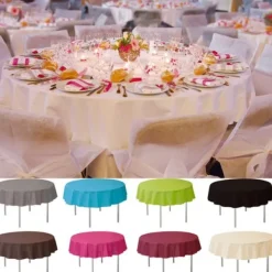 Badaboum Nappe De Noel Ronde En Tissu Intiss 240 Cm Online