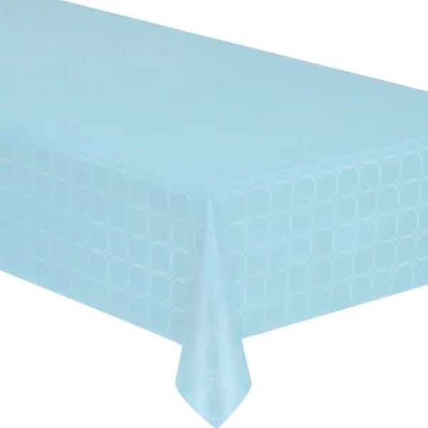 Badaboum Nappe En Papier Damass Bleu Ciel 25 M Tres X 1.18 M Clearance