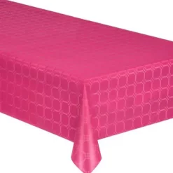 Badaboum Nappe En Papier Damass Fuchsia 25 M Tres X 1.18 M Hot