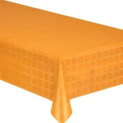 Badaboum Nappe En Papier Damass Orange 25 M Tres X 1.18 M